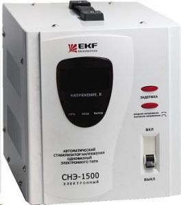Стабилизатор напряжения СНЭ1-1500ВА электронный EKF