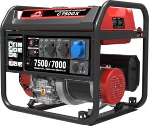 Генератор бензиновый  G7500X (7,5кВт, 1ф, ручной запуск)