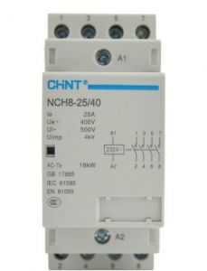 Контактор модульный NCH8-25/22 25A 2НЗ+2НО AC230В 50Гц (R) (CHINT)