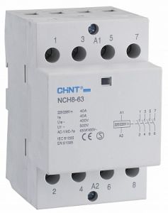 Контактор модульный NCH8-63/20 63A 2НО AC220/230В 50Гц (R) (CHINT)